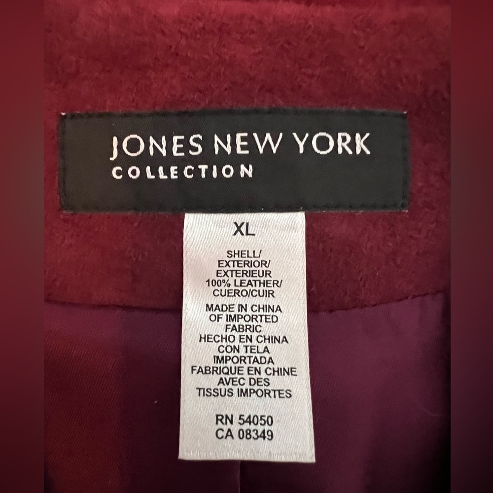 Jones New York Collection | womens suede jacket. Size: XL - Picture 7 of 14